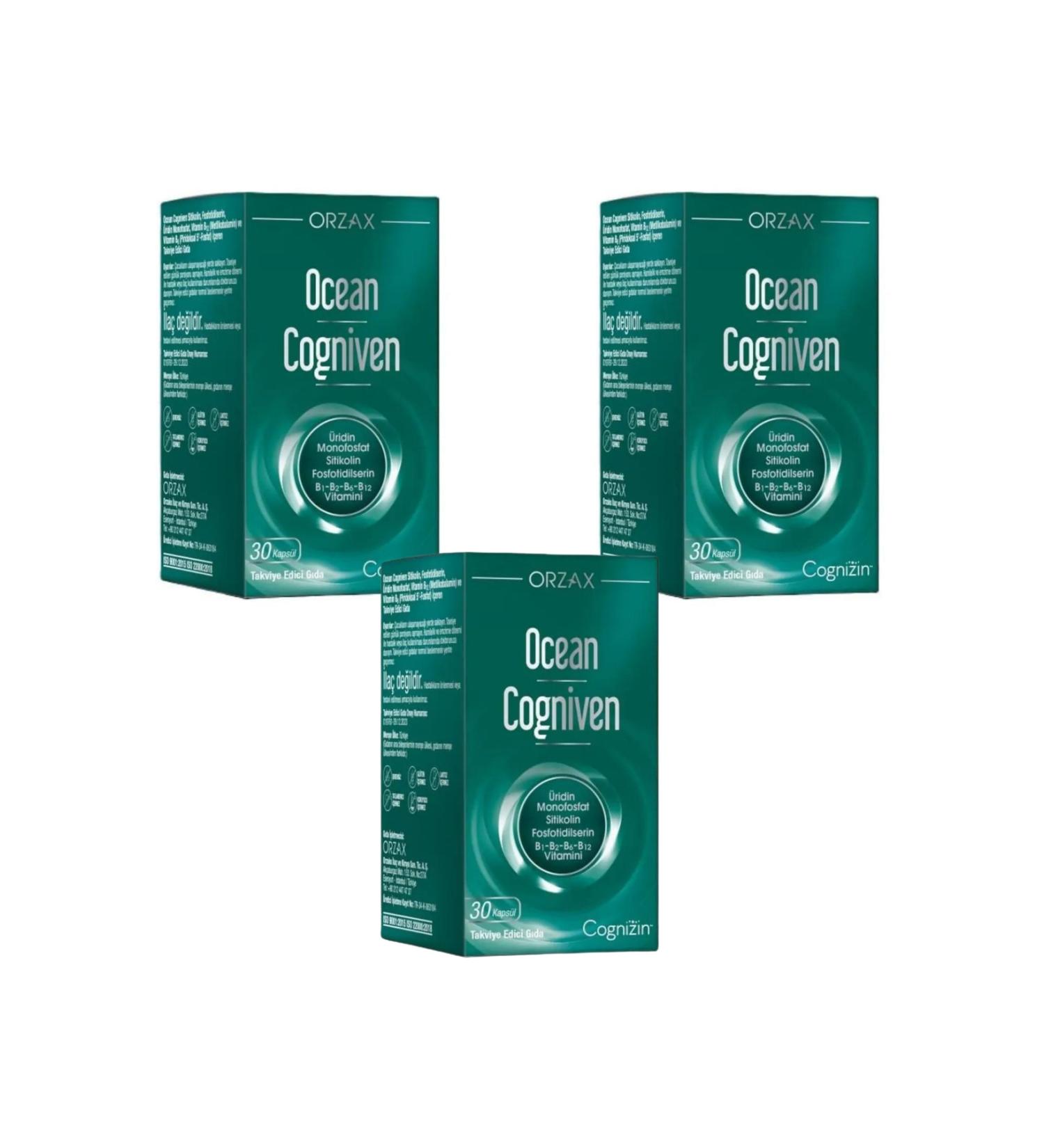 Ocean Cogniven 30 Capsules x3