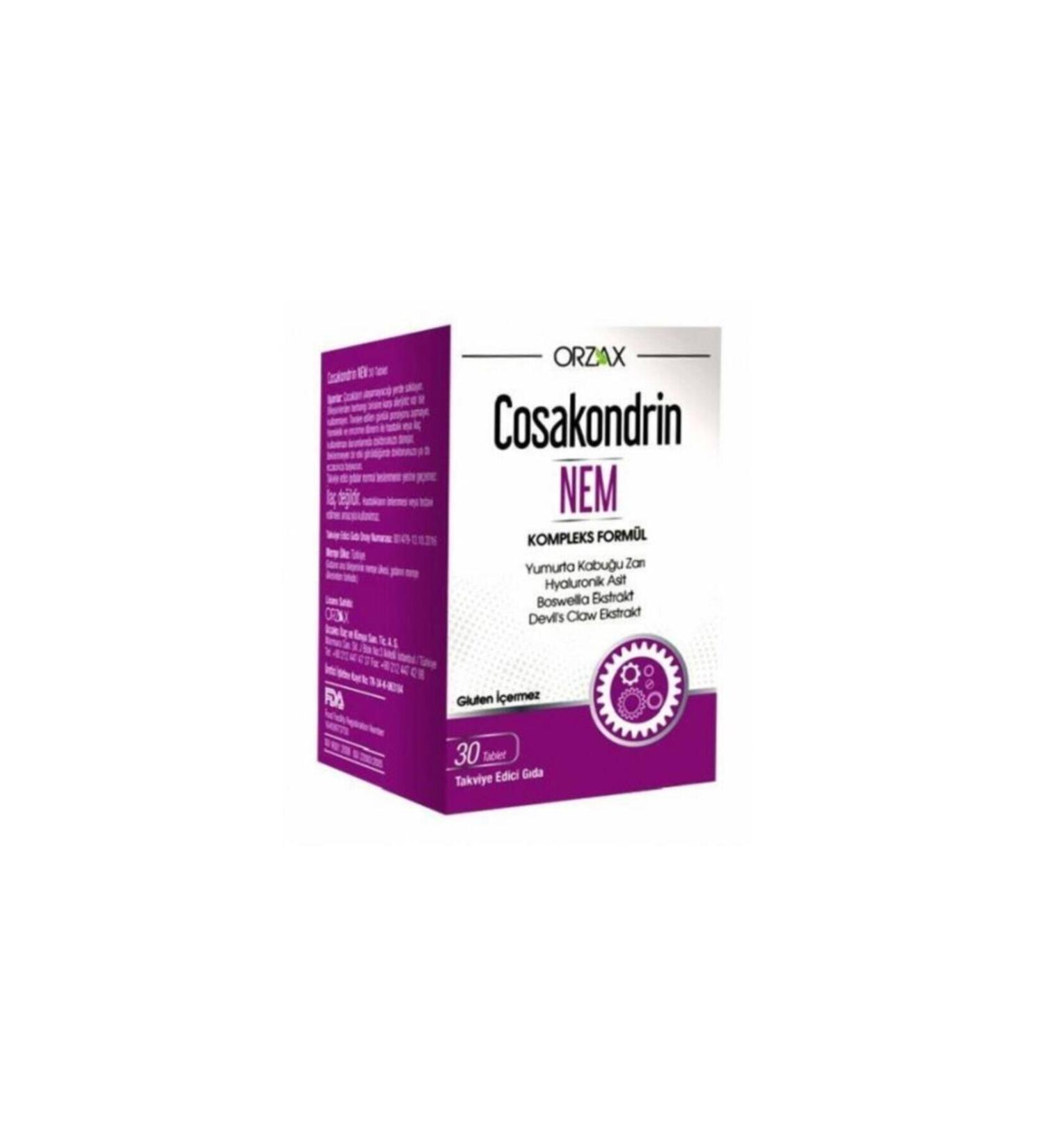 Ocean Cosakondrin Nem 30 Tablets