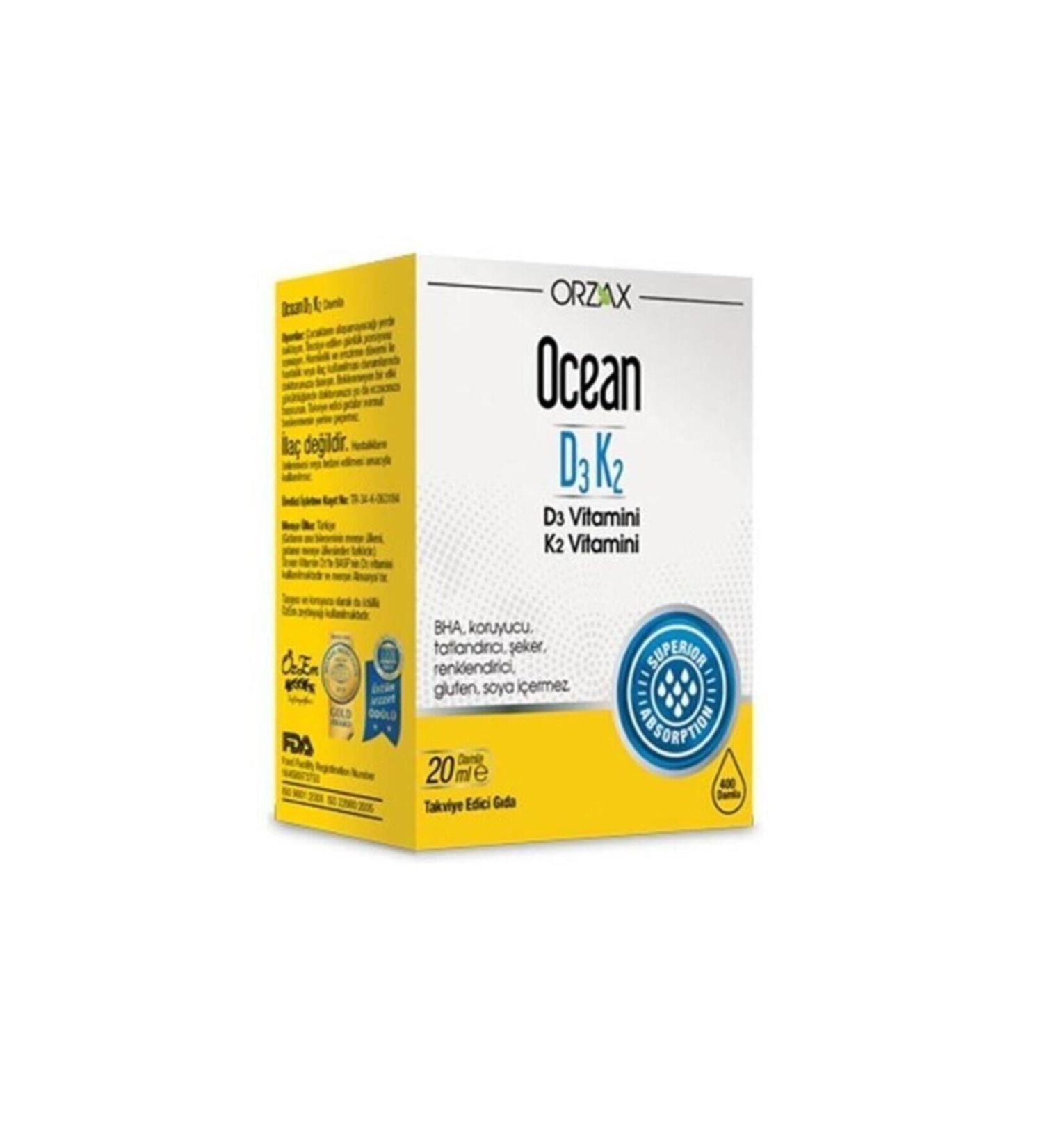 Ocean D3 K2 20ml Drops