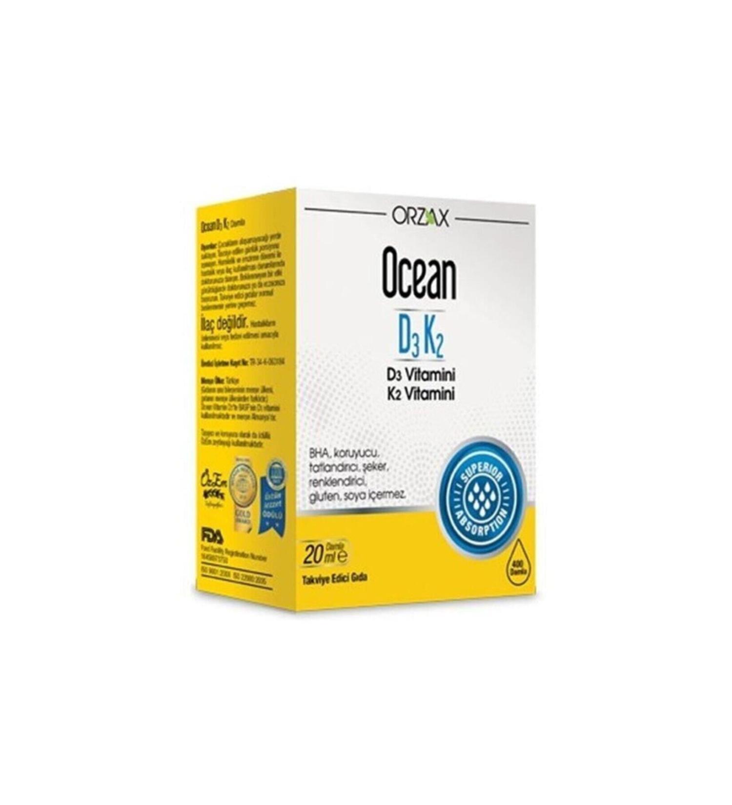 Ocean D3 K2 Drops (20 Ml)