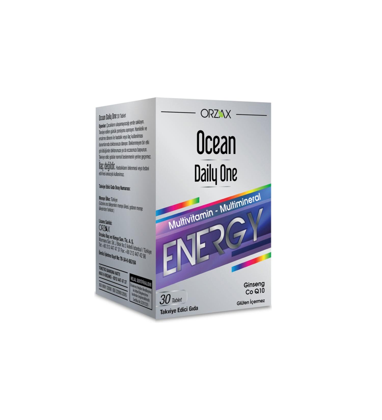 Ocean Daily One Energy 30 Tablets