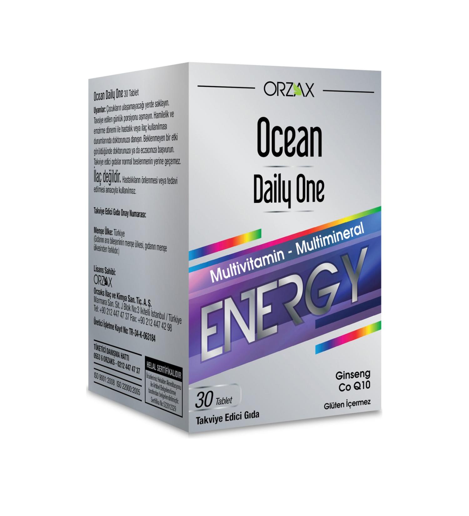 Ocean Daily One Energy 30 Tablets