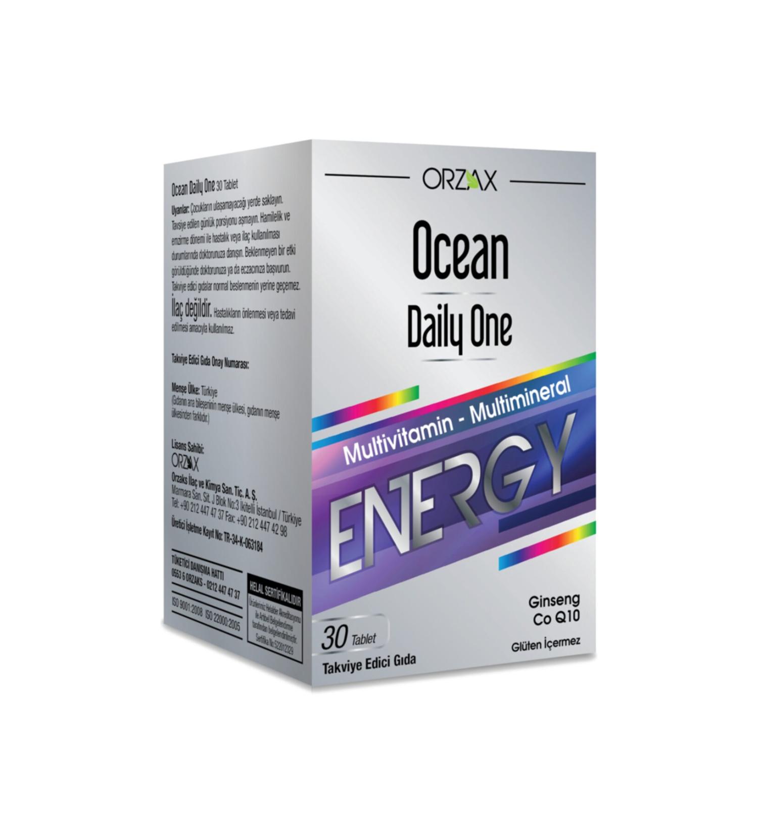 Ocean Daily One Energy - 30 Tablets