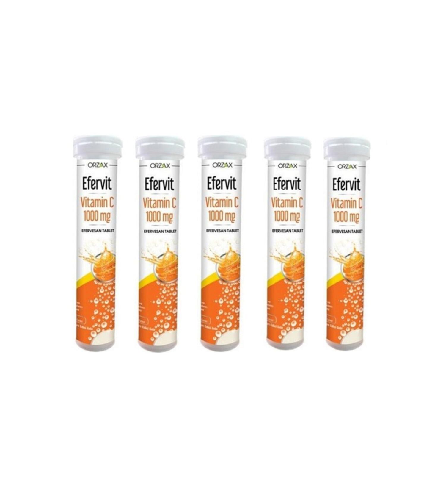 Ocean Efervit Vitamin C 1000 Mg 5 Pieces