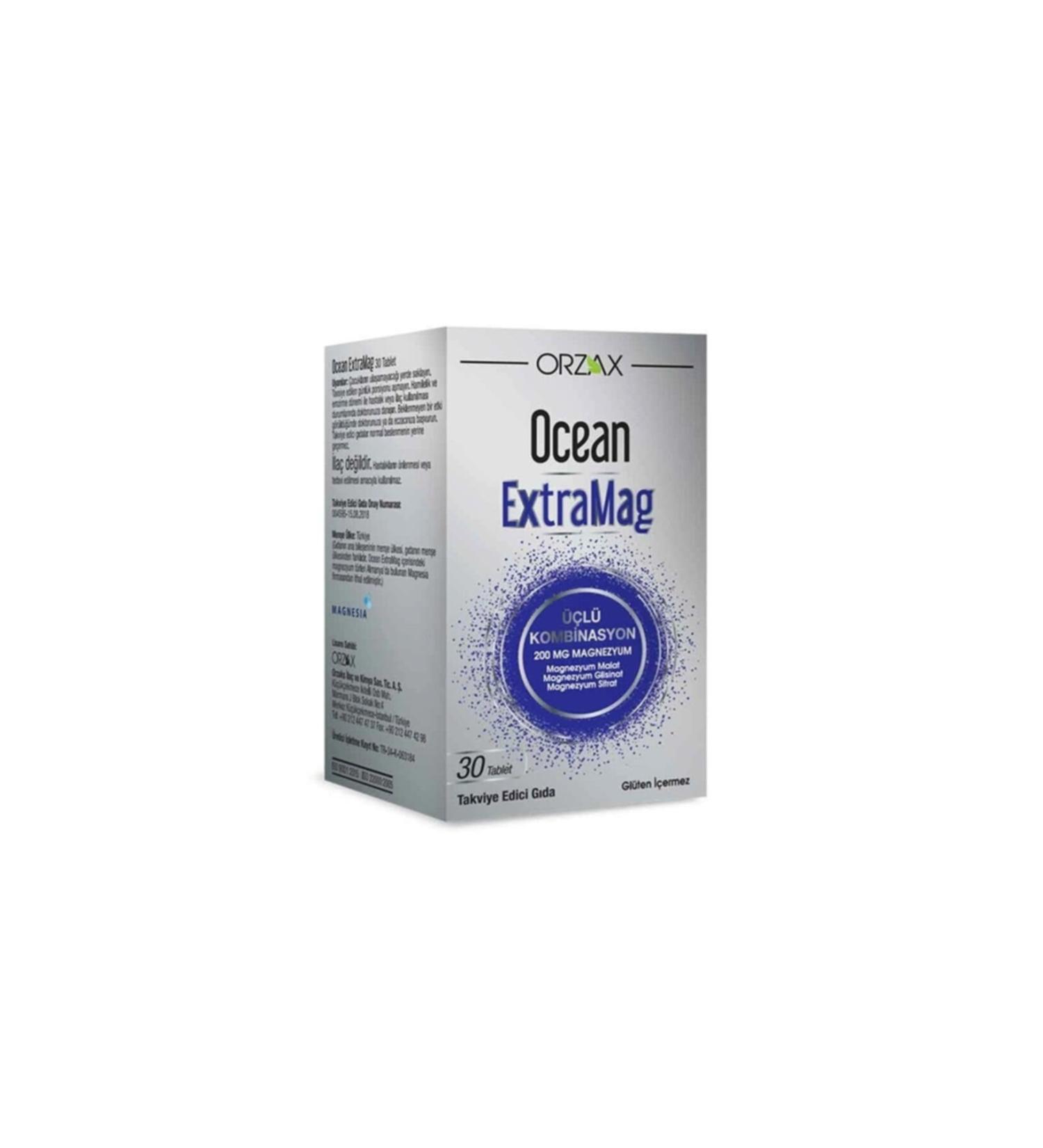 Ocean ExtraMag 200 mg Magnesium 30 Tablets