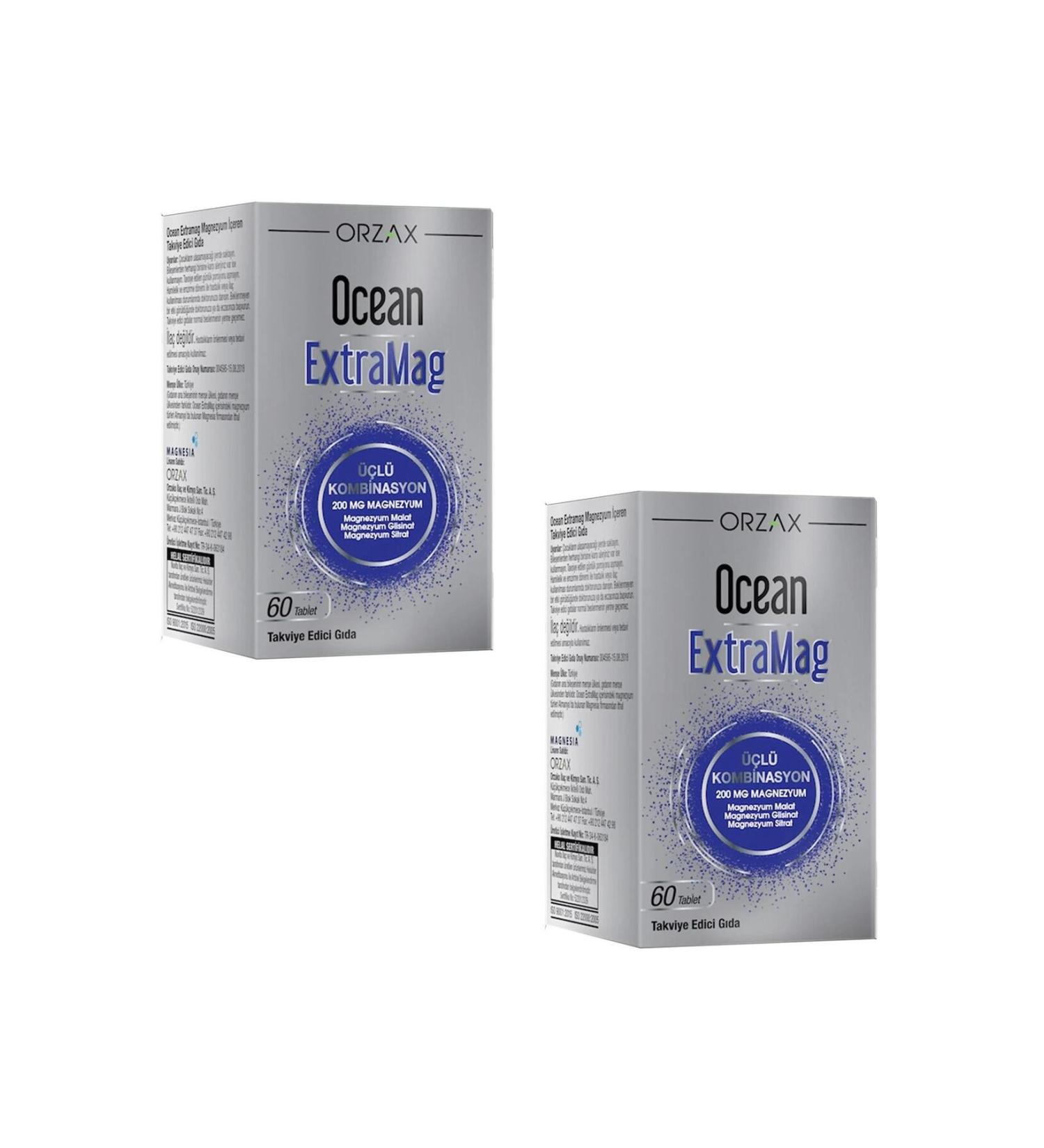 Ocean Extramag 60 Tablets 2 Pieces