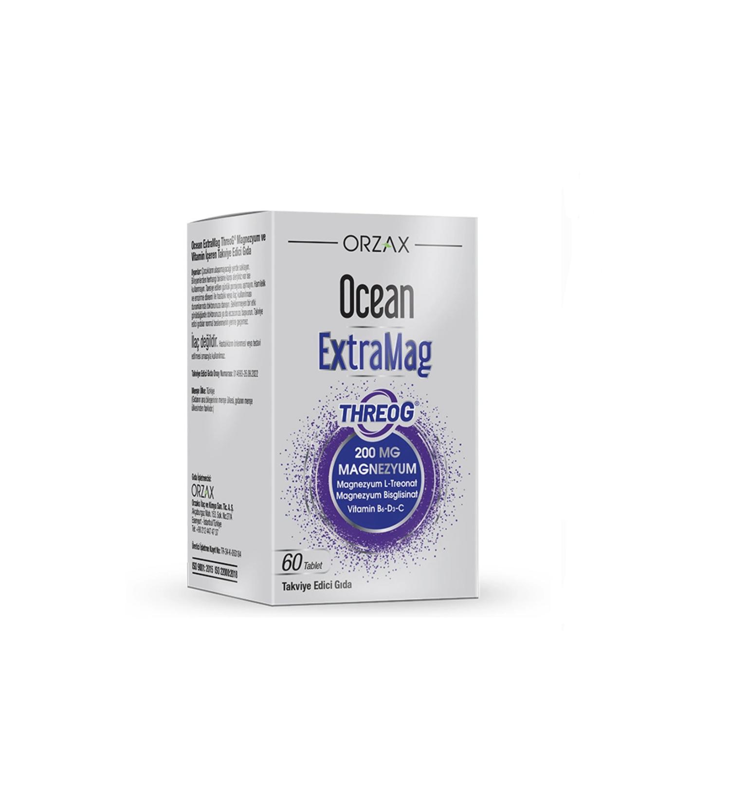 Ocean ExtraMag Threog Food Supplement 60 Tablets