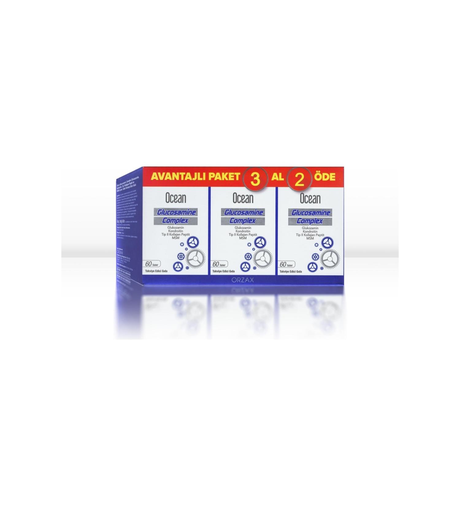 Ocean GLUCOSAMINE COMPLEX 60 TABLES. BUY 3 PAY 2