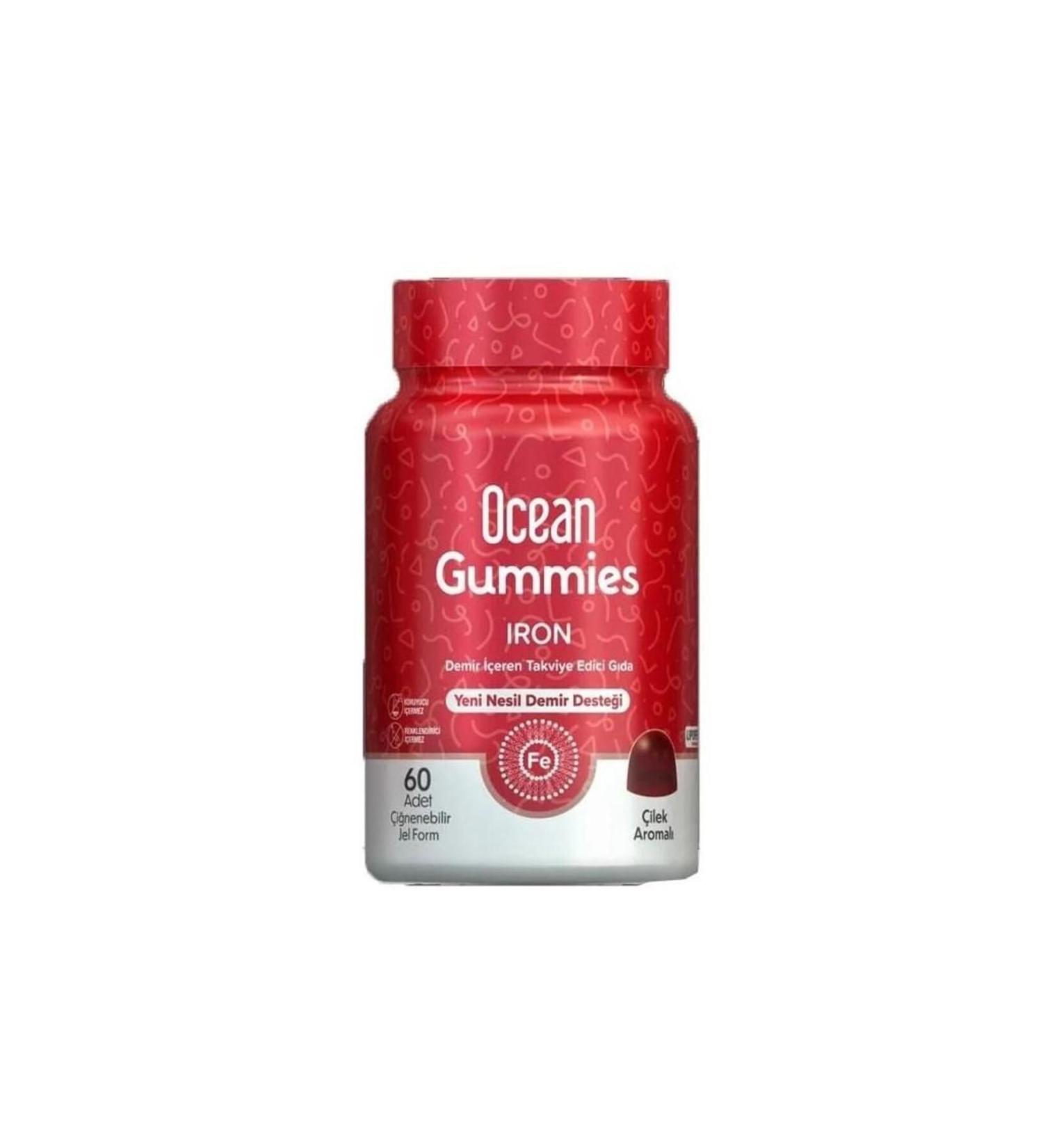 Ocean Gummies Iron 60 Gel Form