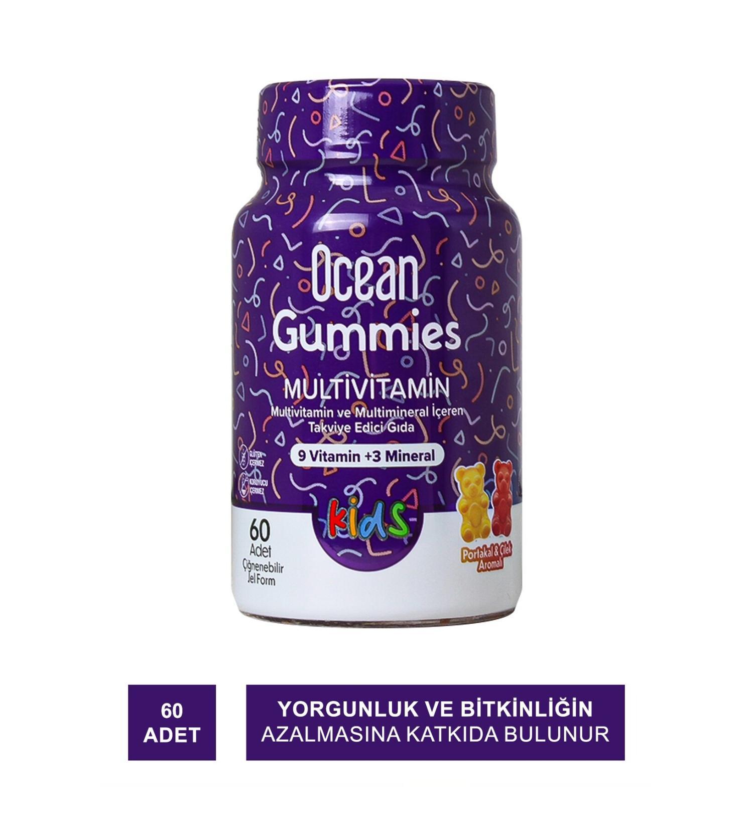 Ocean Gummies Multivitamin 60 Softgels
