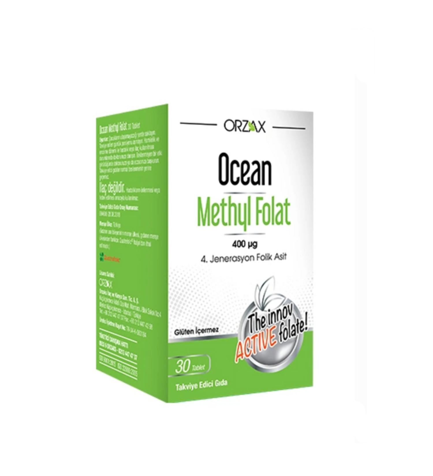 Ocean Methyl Folate 30 Tablets