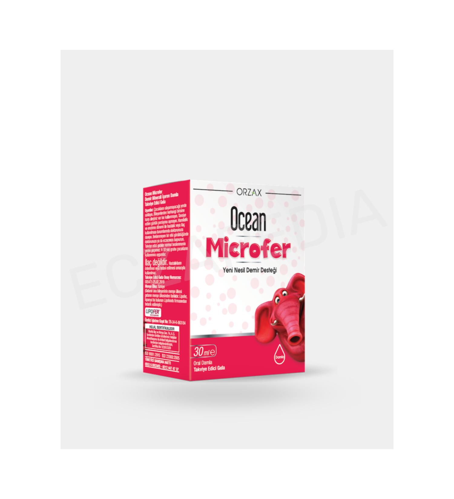 Ocean Microfer Drops 30 Ml New Generation Iron Support Supplementary Food