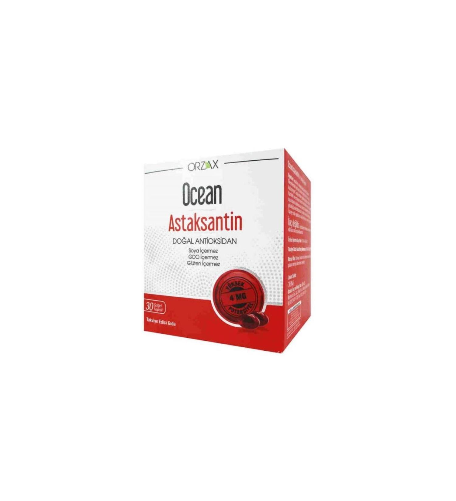 Ocean Ocean Plus Astaxanthin 30 Softgel Capsules