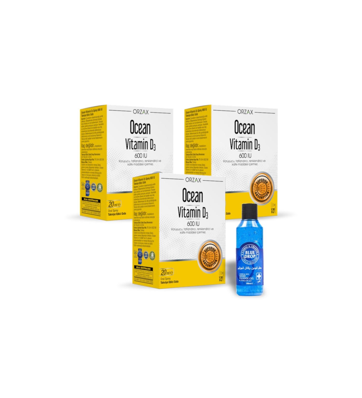 Ocean Vitamin D3 400 Iu 20ml Spray-skt:02/2025