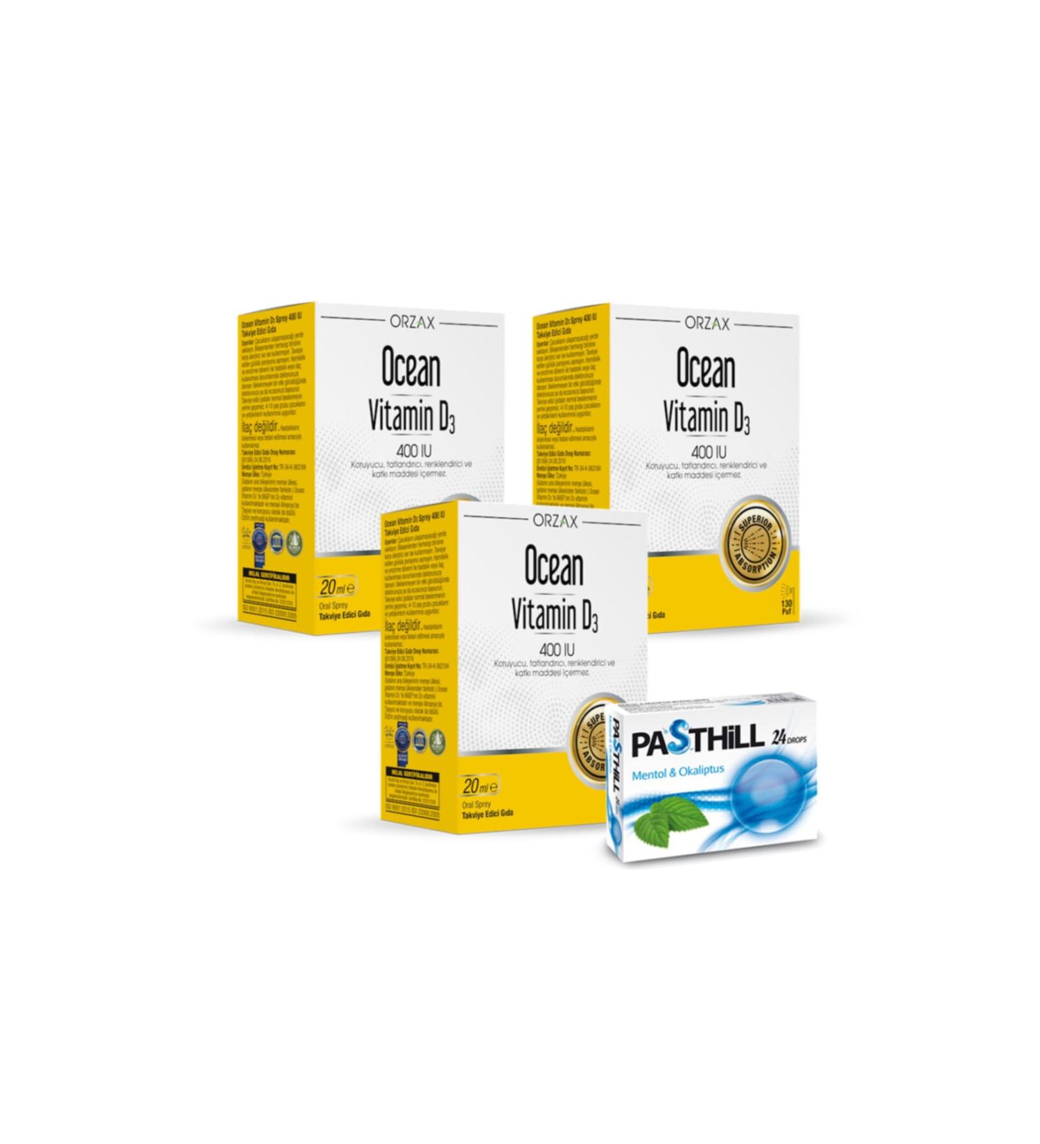 Ocean Ocean Vitamin D3 600 Iu