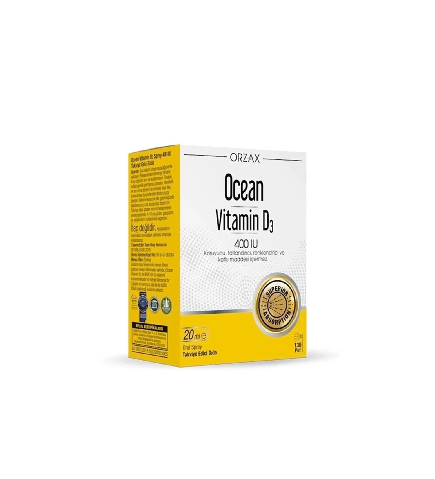 Ocean Omega 3 & QH 30 Softgels Omega 3 and Coenzyme Q10 Containing Supplementary Food.orzx