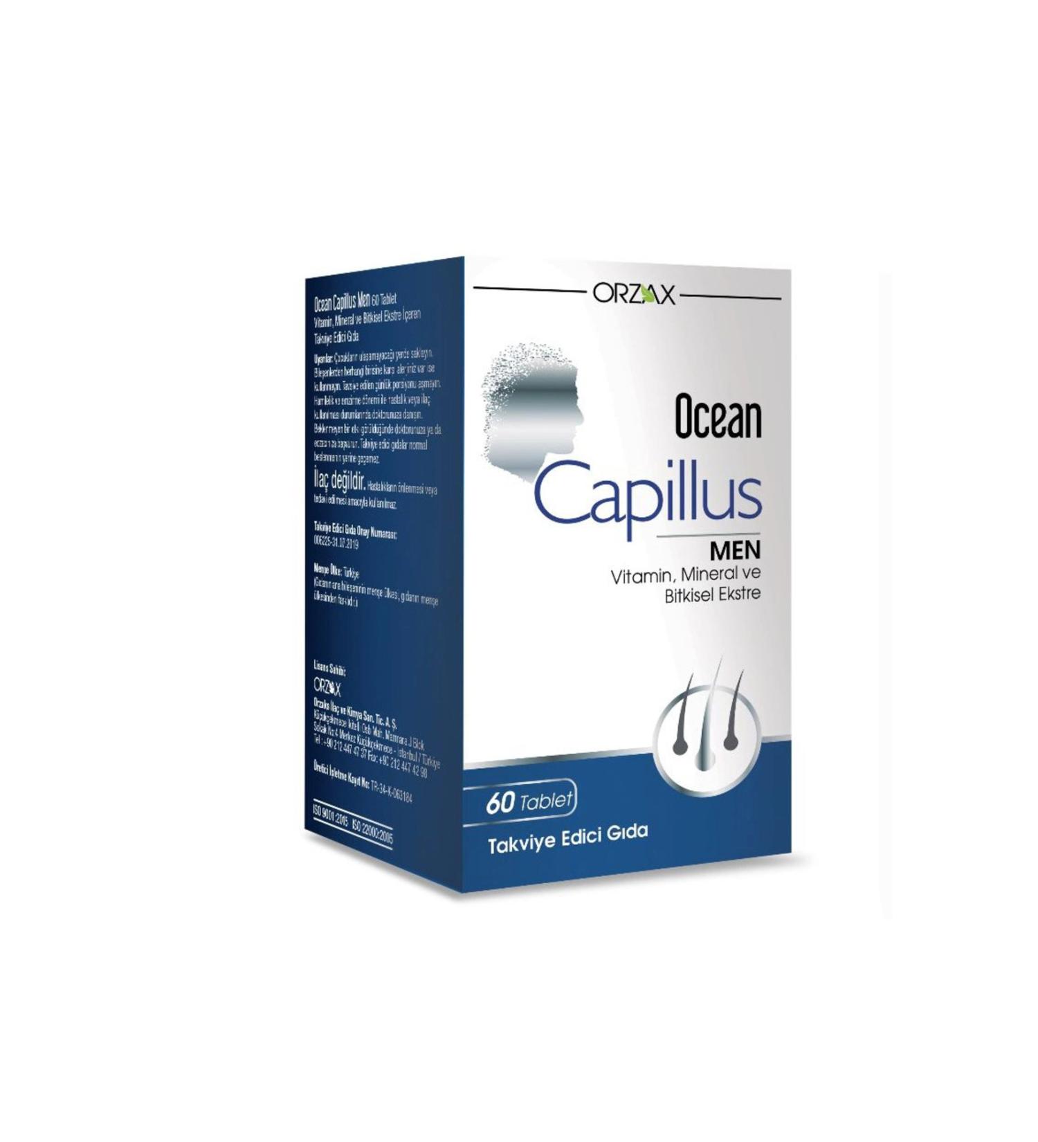 Ocean Orzax Ocean Capillus Men 60 Tablets-MFREYON01033