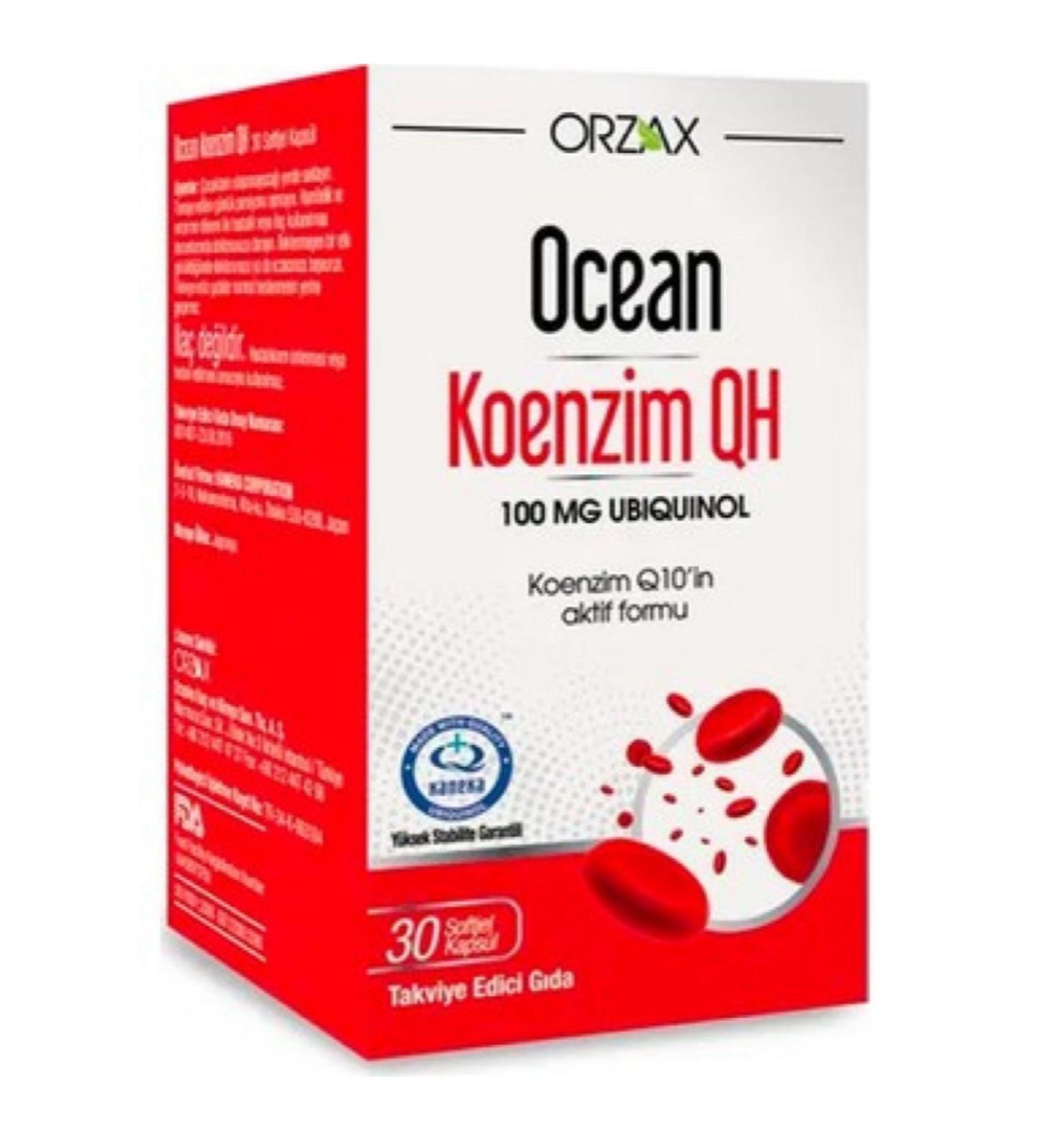 Ocean Orzax Ocean Coenzyme QH 30 Capsules