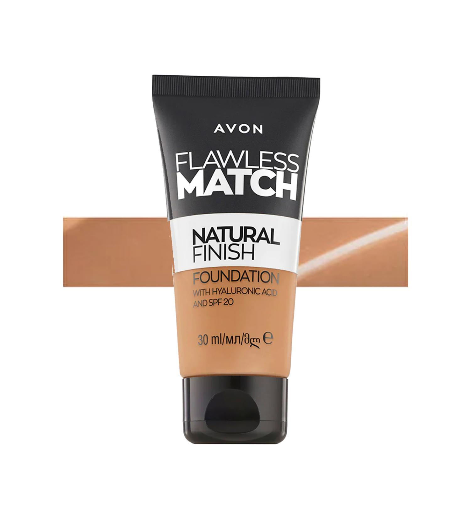 Avon Flawless Match Natural Liquid Foundation Spf20 30 Ml. Shell 235P - Buy Online on GoSupps.com