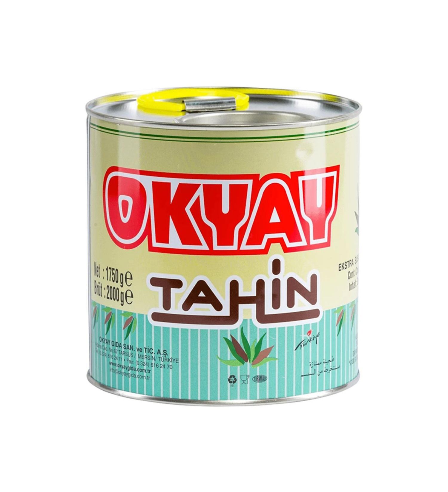 Okyay x 2 Tin Box Tahini 1750 Gr