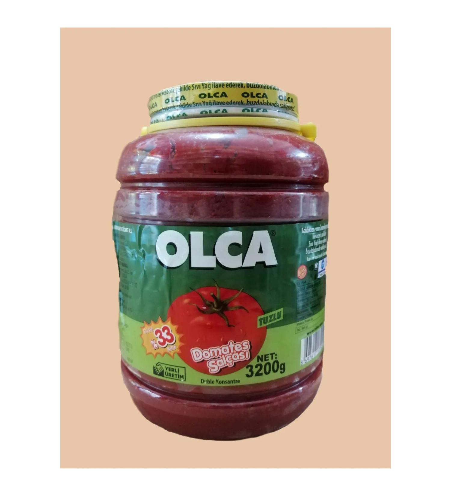 OLCA GIDA Olca Tomato Paste 3200 gr 33 Brix (2 PIECES)