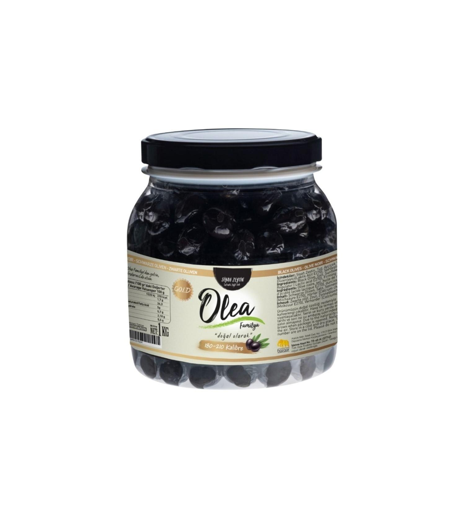 Olea Family Olive Black 180-210 Klb 1 Kg Pet Oiled Saddle