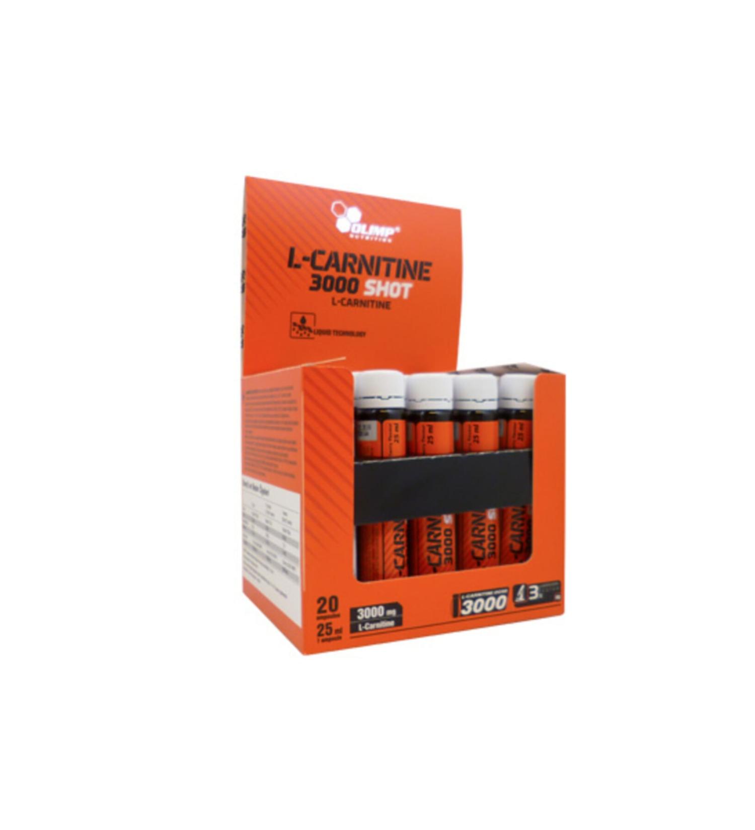 Olimp L-carnitine 3000 Shot 20 Ampoules Cherry Flavor