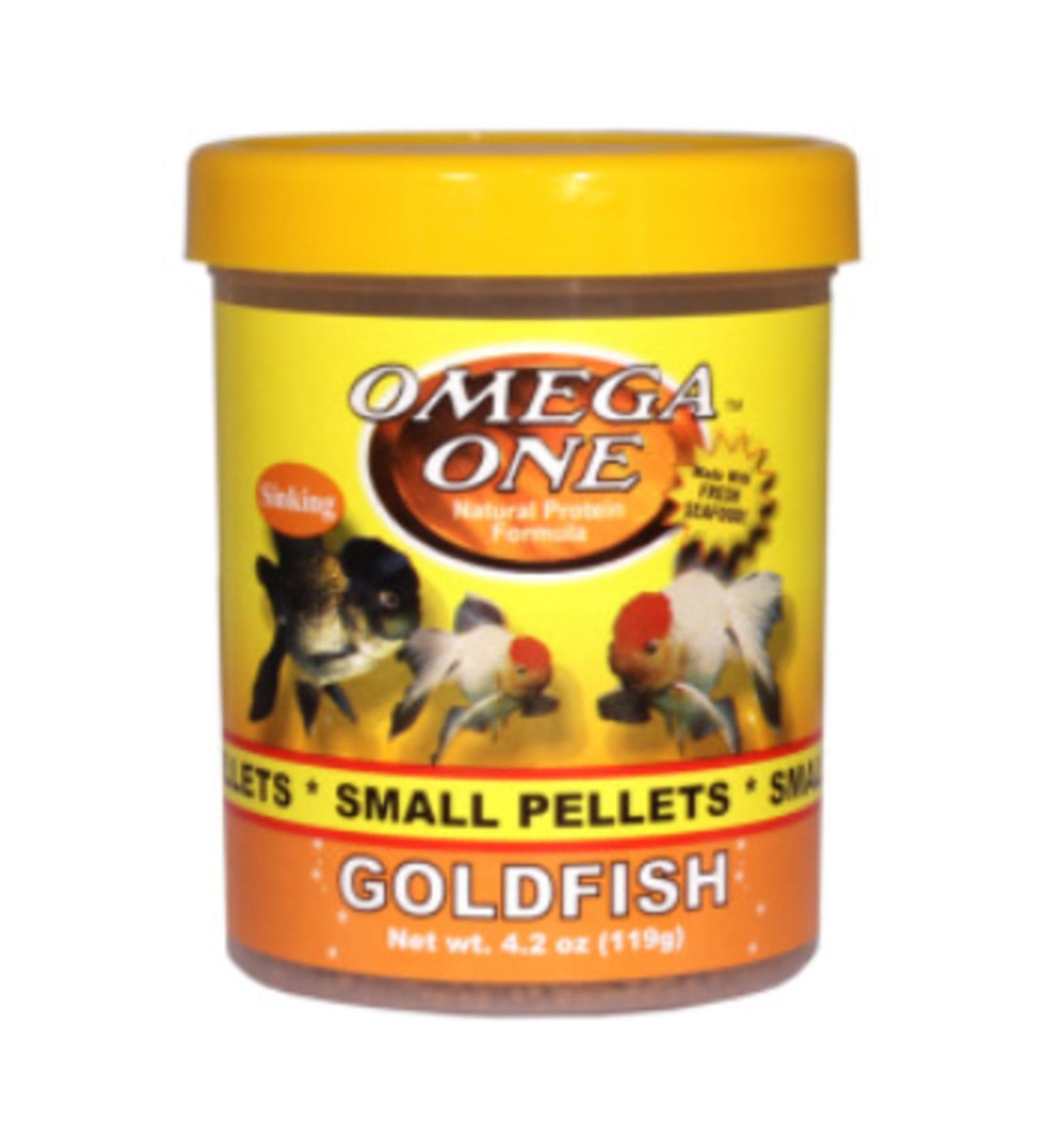 OMEGA ONE Goldfish Small Pellets 490ml / 226gr.