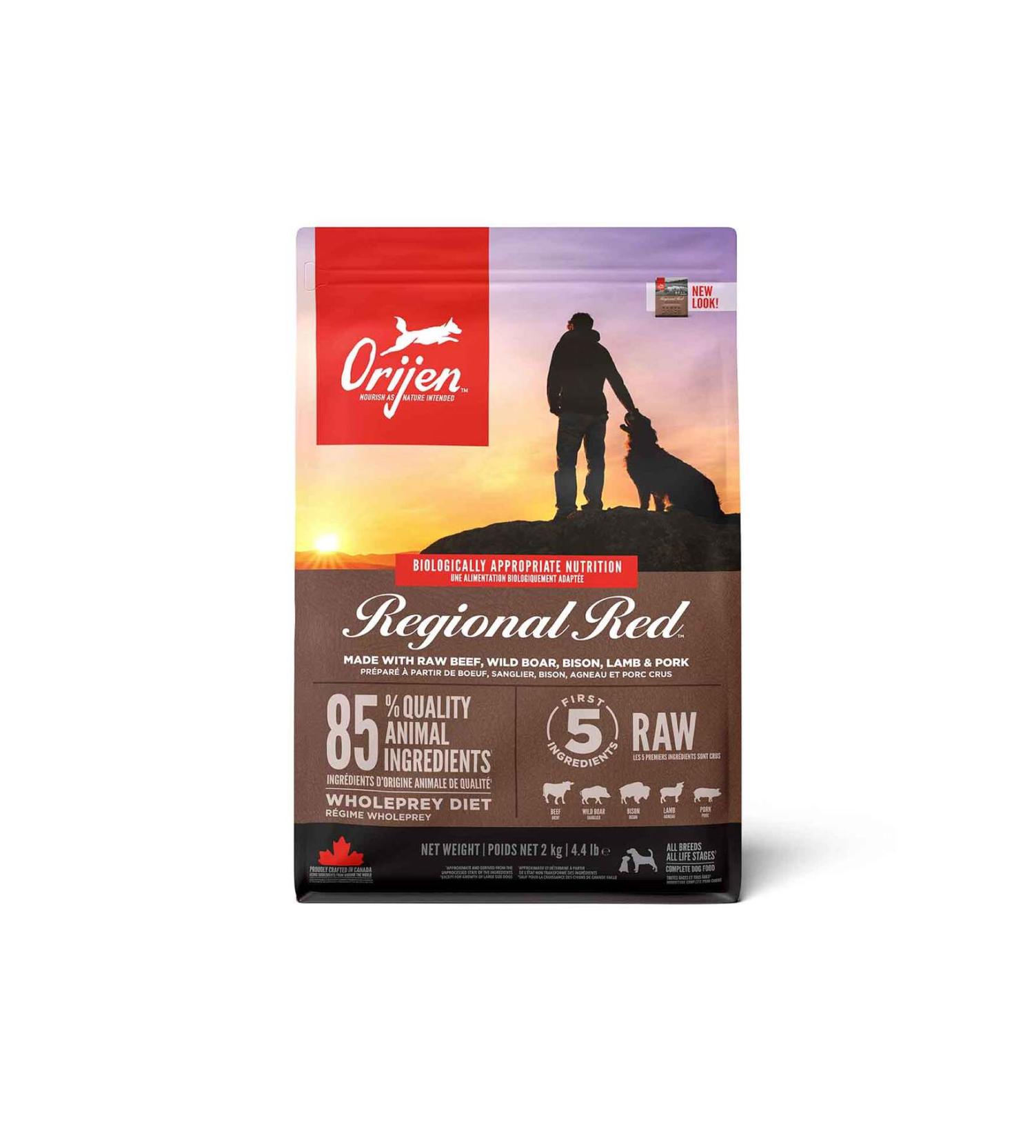 Orijen REGIONAL RED RED MEAT GRAIN-FREE DOG FOOD 2 KG