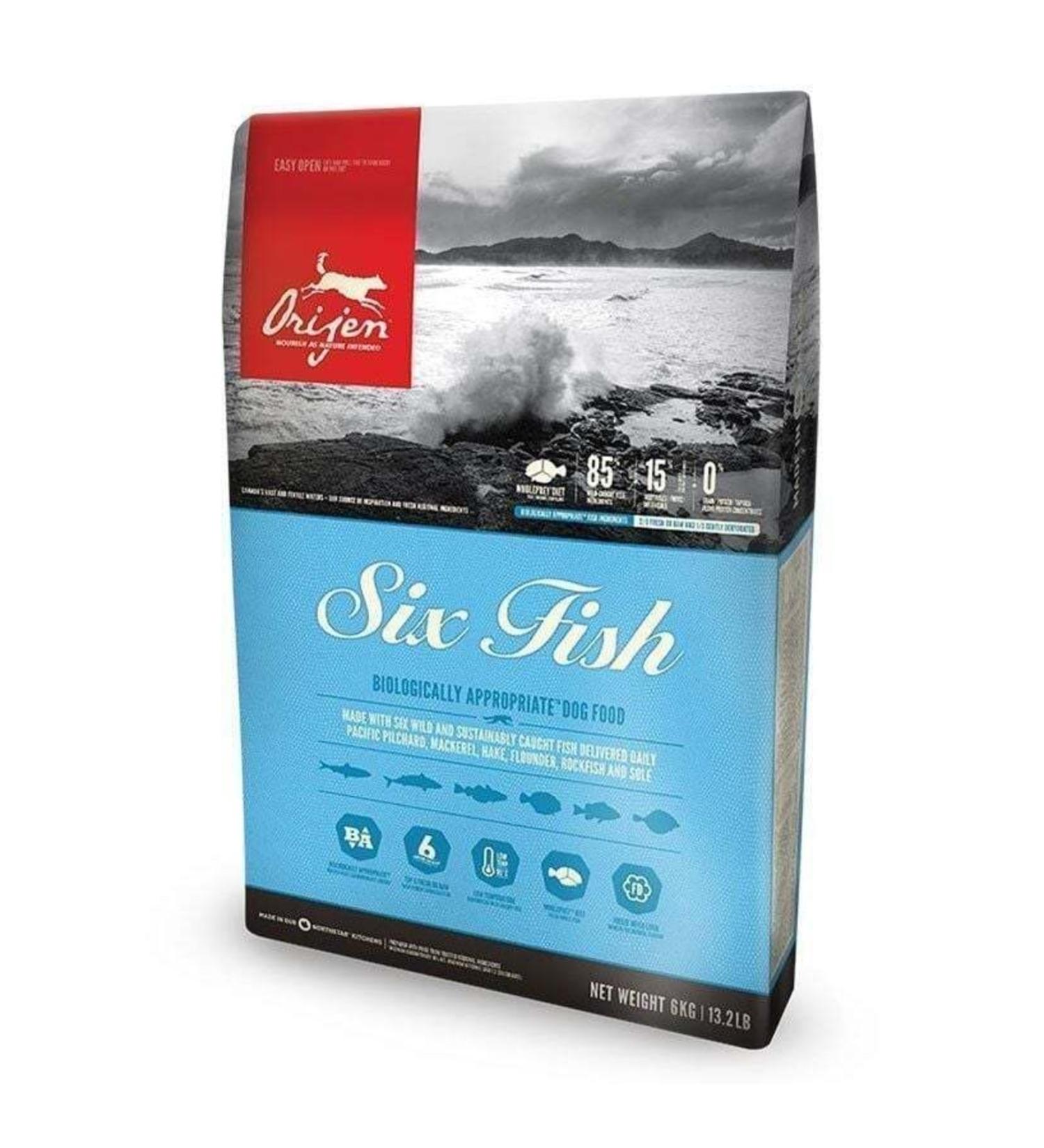Orijen Six Fish Adult 6 Fish Grain Free Adult Dog Food 11.4 Kg