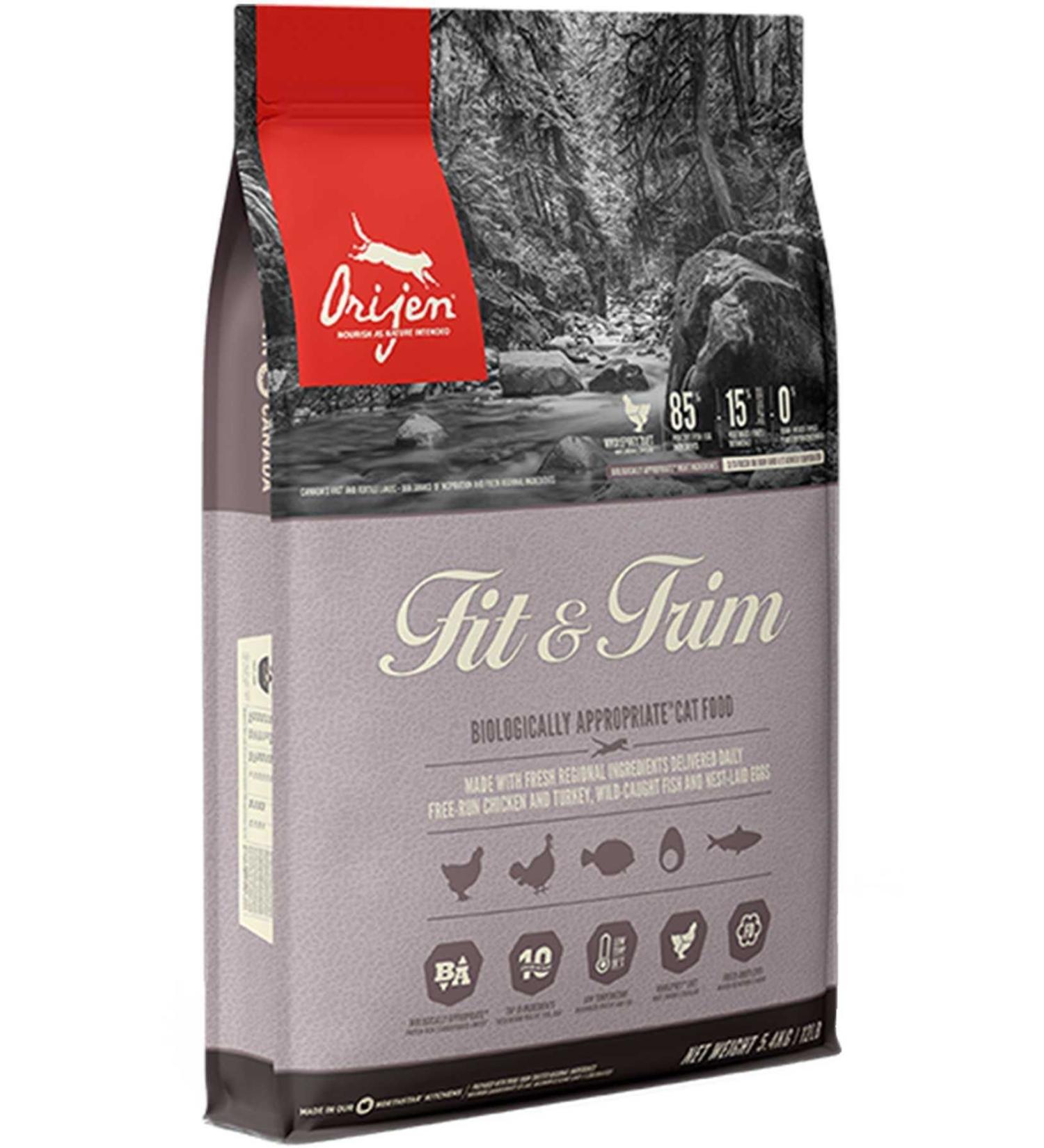 Orijen Fit & Trim Grain-Free Light Cat Food for Overweight Cats 1.8kg