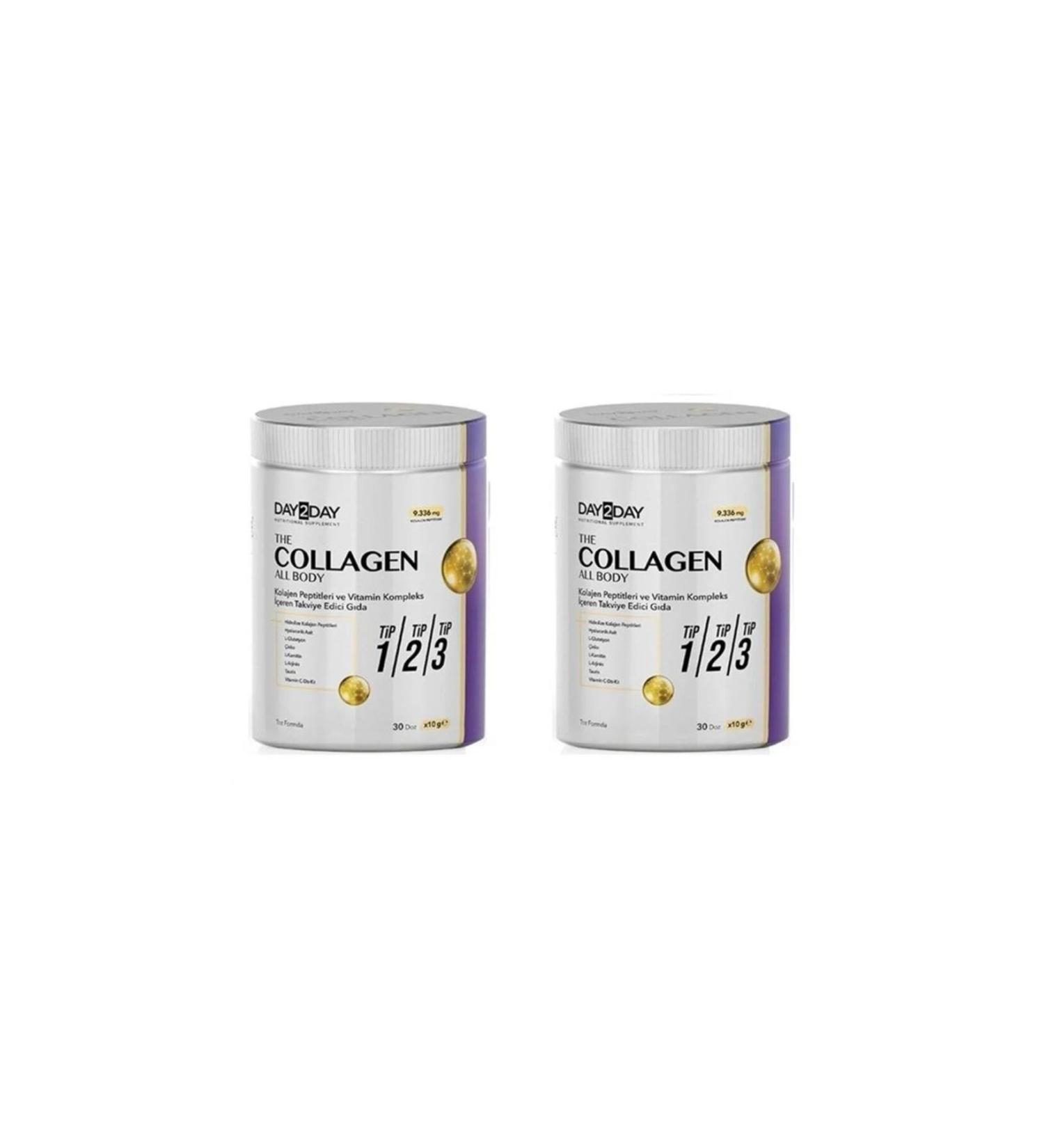 Orzax The Collagen All Body Supplementary Food 300 Gr 2 pieces