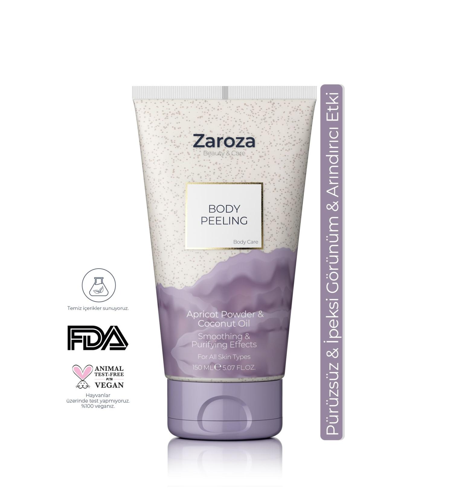 ZAROZA Body Peeling | Purifying Body Peeling with Apricot Kernels - 150 ml