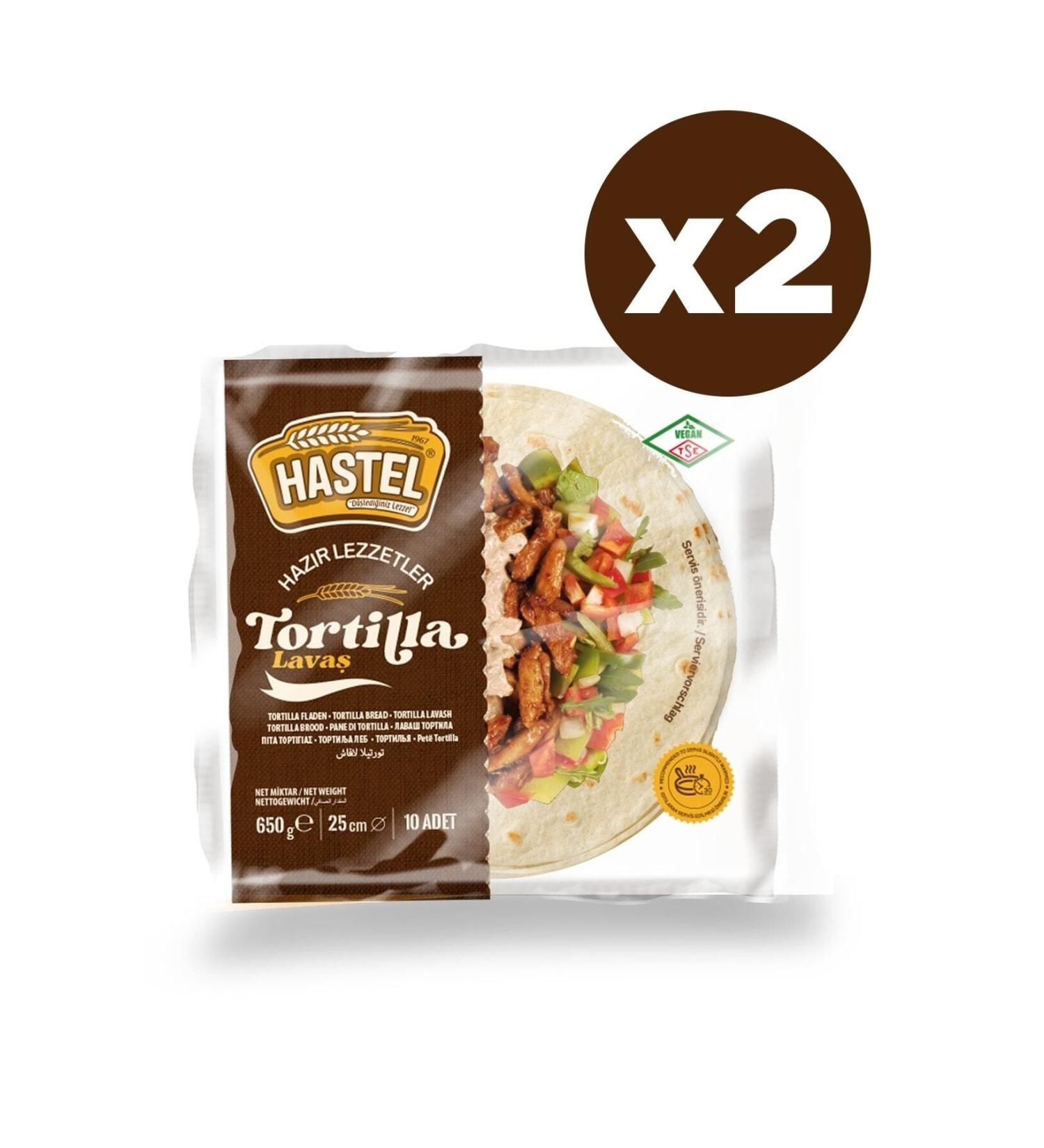 Hastel Tortilla Lavash 10 Pieces 650 Gr X 2 Packages - Buy Online on GoSupps.com