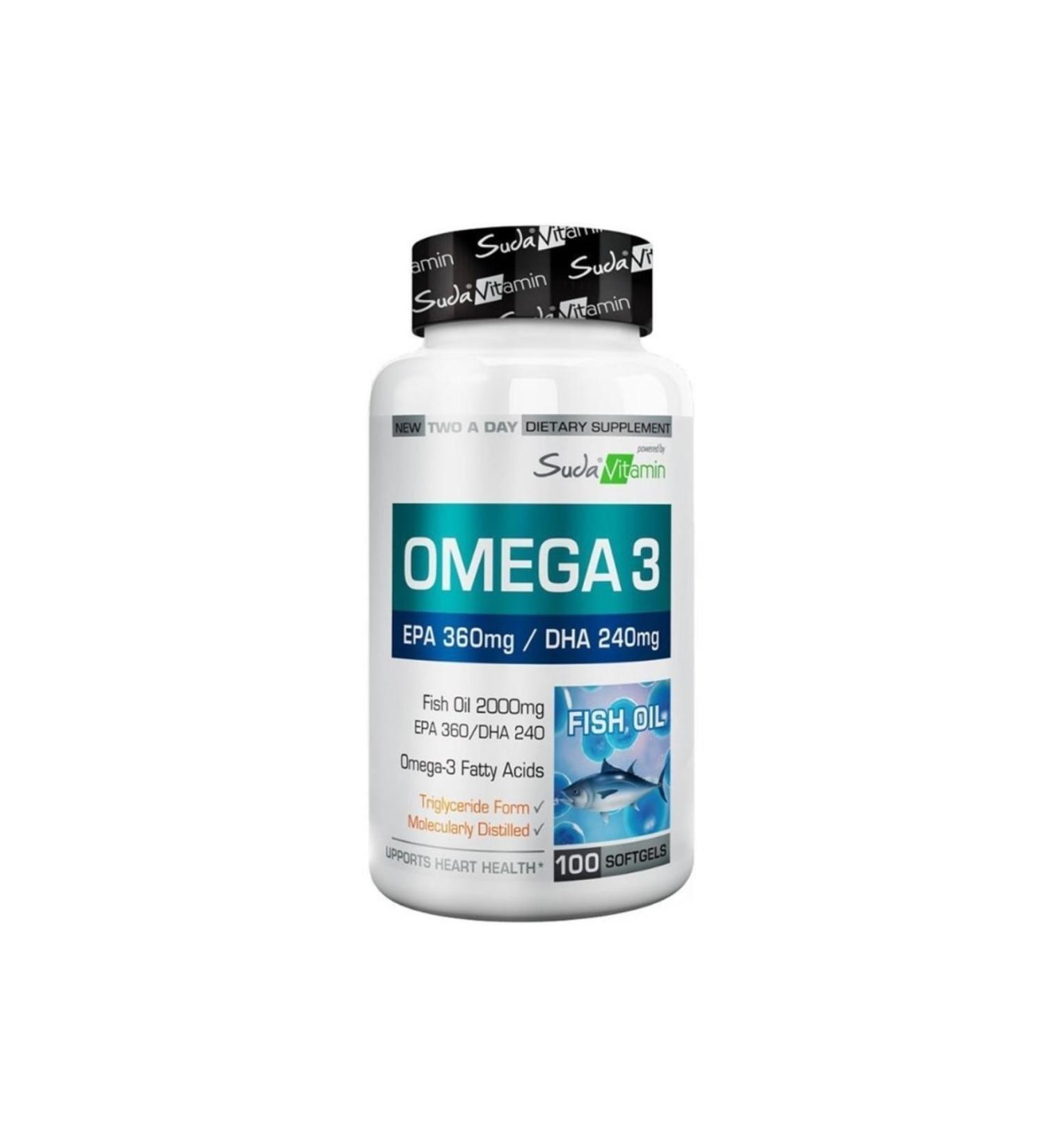 Vitamin Omega 3 2000 Mg 100 Softgels