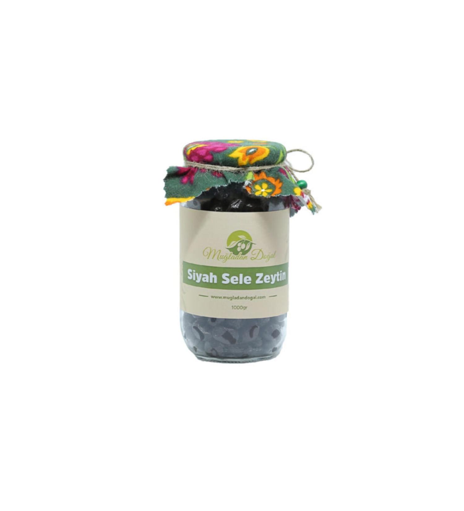 Natural Black Olives from Mu la 1000 gr