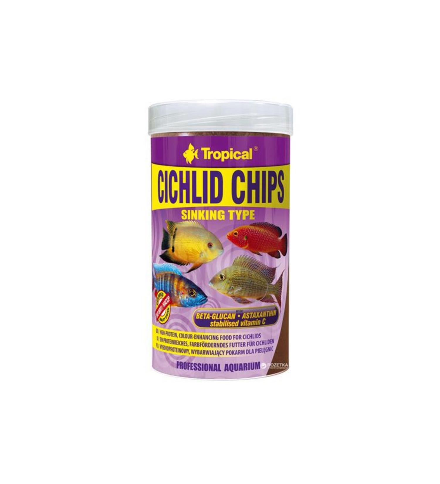 Tropical Cichlid Chips 250ml 130gr