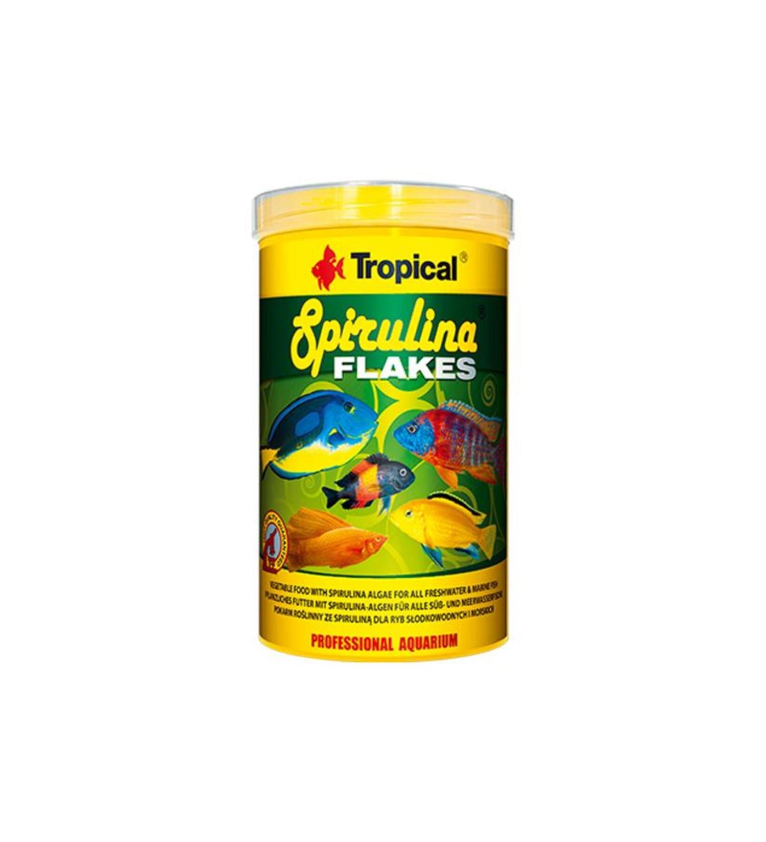 Tropical Spirulina Super Forte Mini Granulat High Nutritional Requirement Special Fish Food 100 ml 56 gr