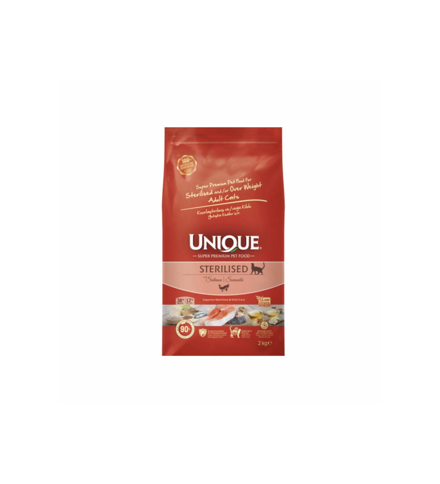 Unique sterilized salmon 2kg sterile cat food