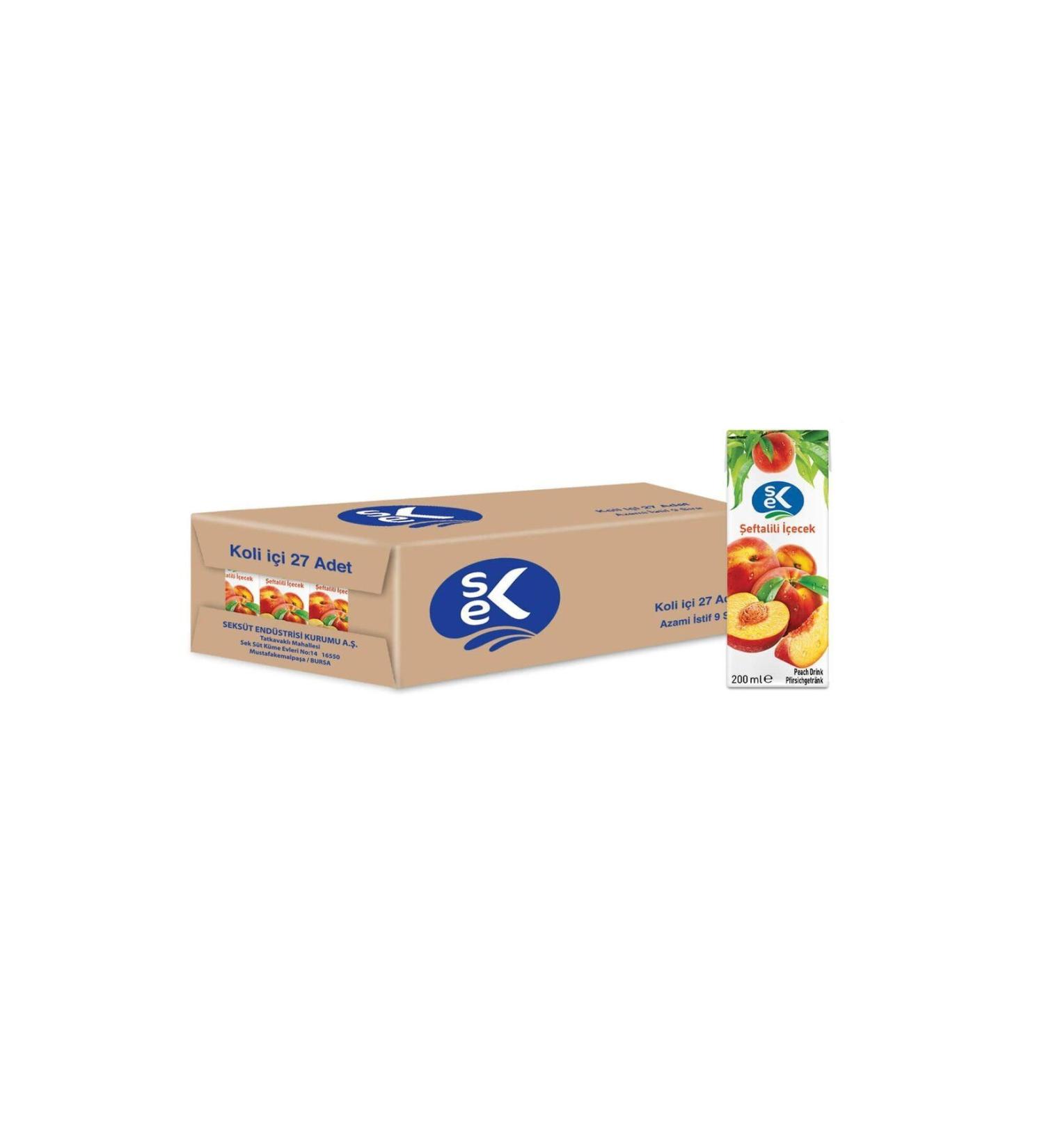 Dry Peach Drink 200 ml X 27