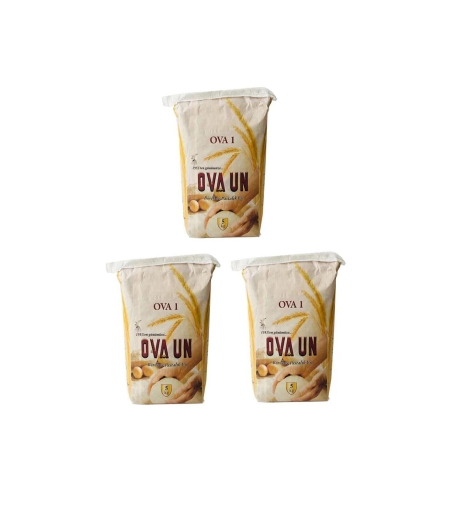 OVA Flour 1 - 5 Kg Luxury Flour for Pastry X 3 Pieces