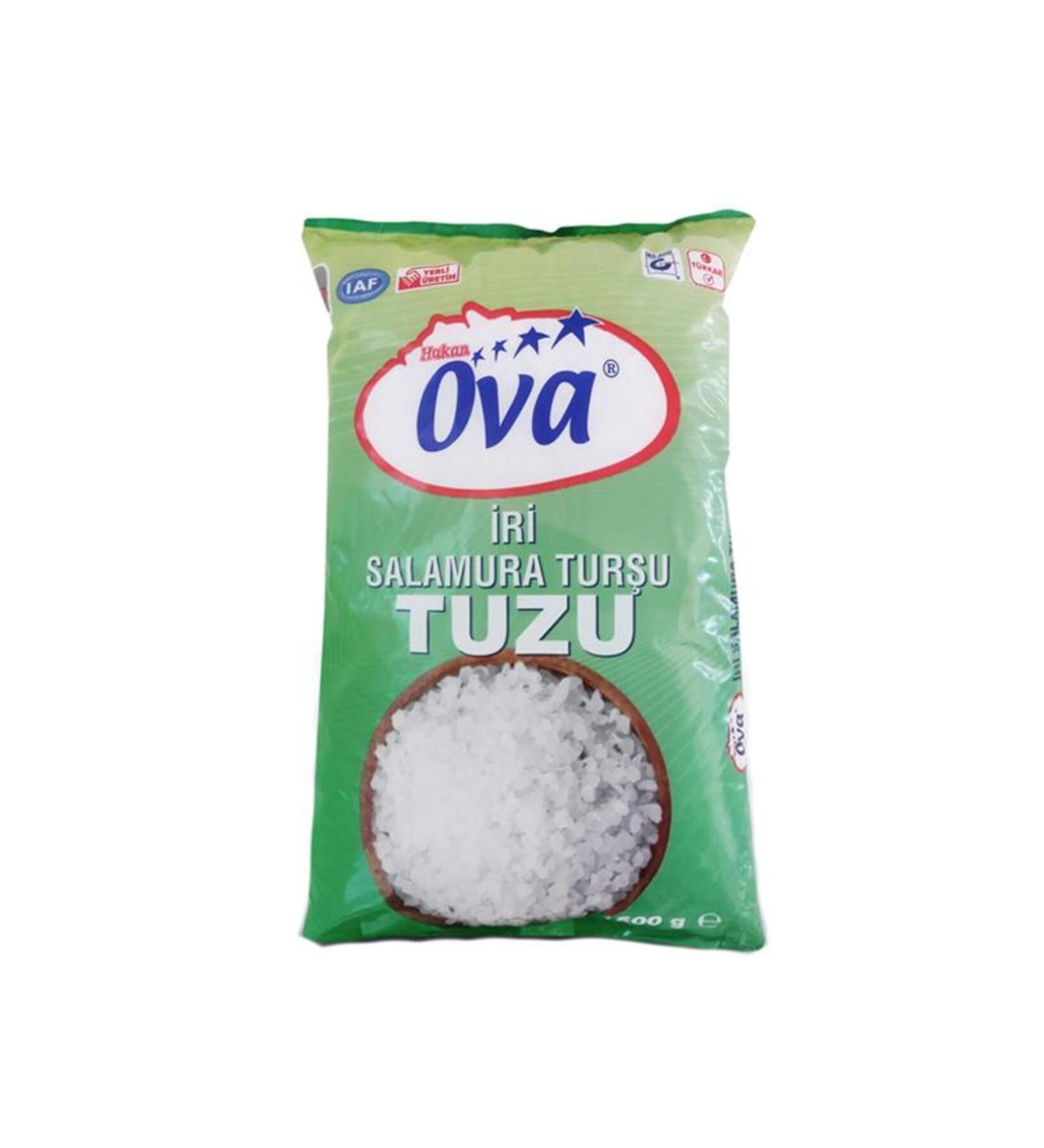 OVA Salt Coarse Brine 1500 gr X 10 Pieces