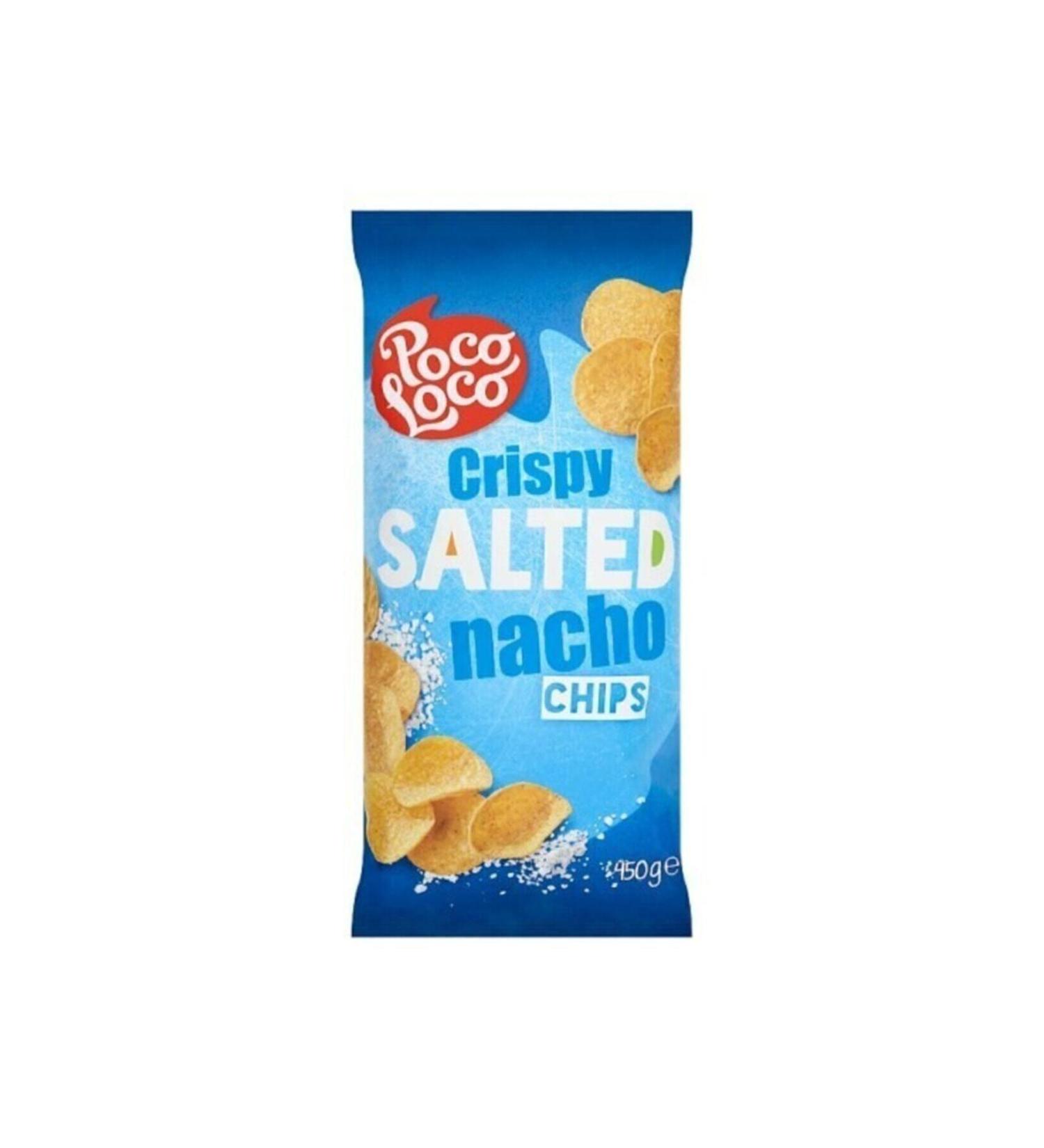 Poco Loco Crispy Salted Nacho Chips 450 gr
