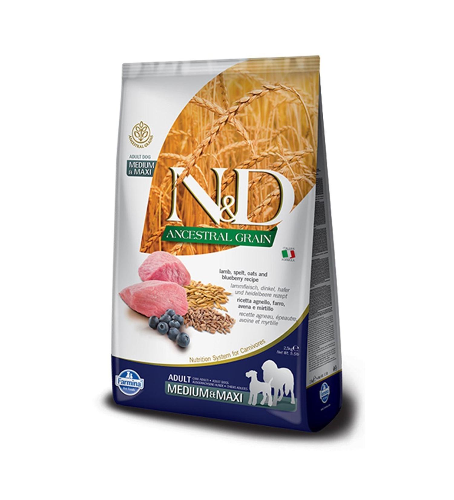 N & D Lamb Blueberry Grain Free Adult Mini Breed 7 Kg Dog Food