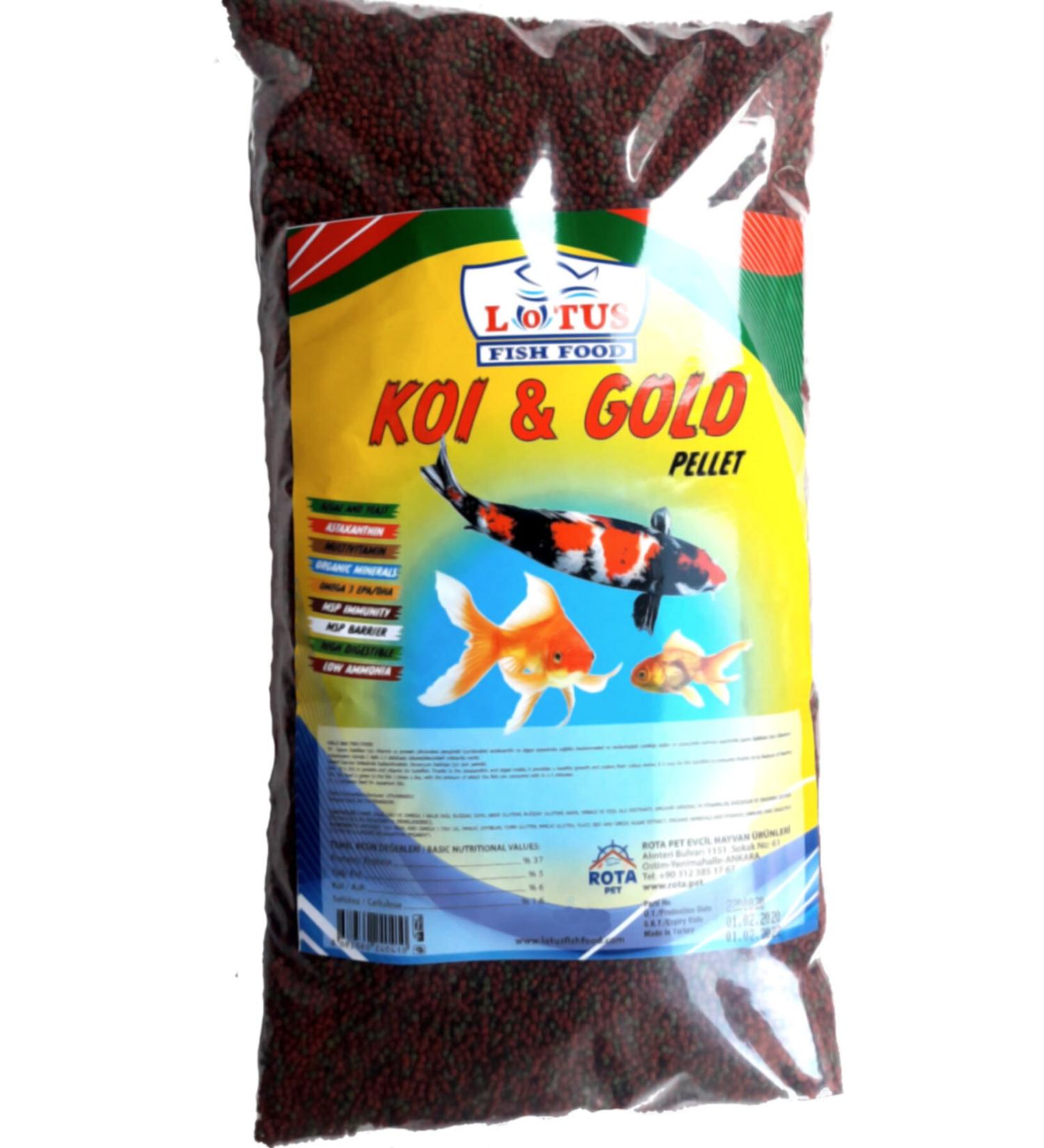 Lotus Top uk Bag Japanese Fish Food 860 gr