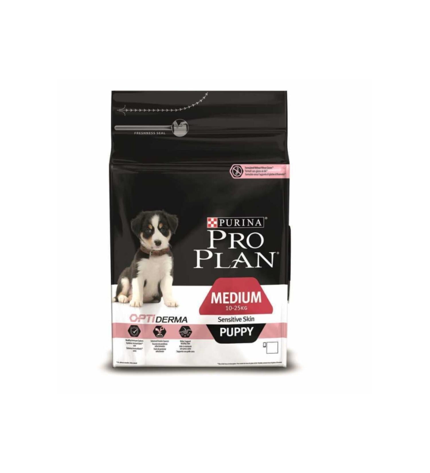 Pro Plan Pro Plan Puppy Sensitive Skin Salmon Medium Breed Puppy Food 12 Kg