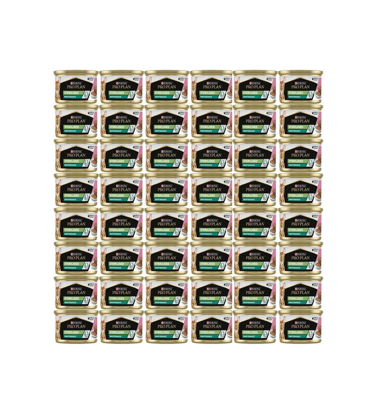 Pro Plan Proplan Pro Plan Sterilized Salmon Cat Canned Food 85 Gr 24 Pieces