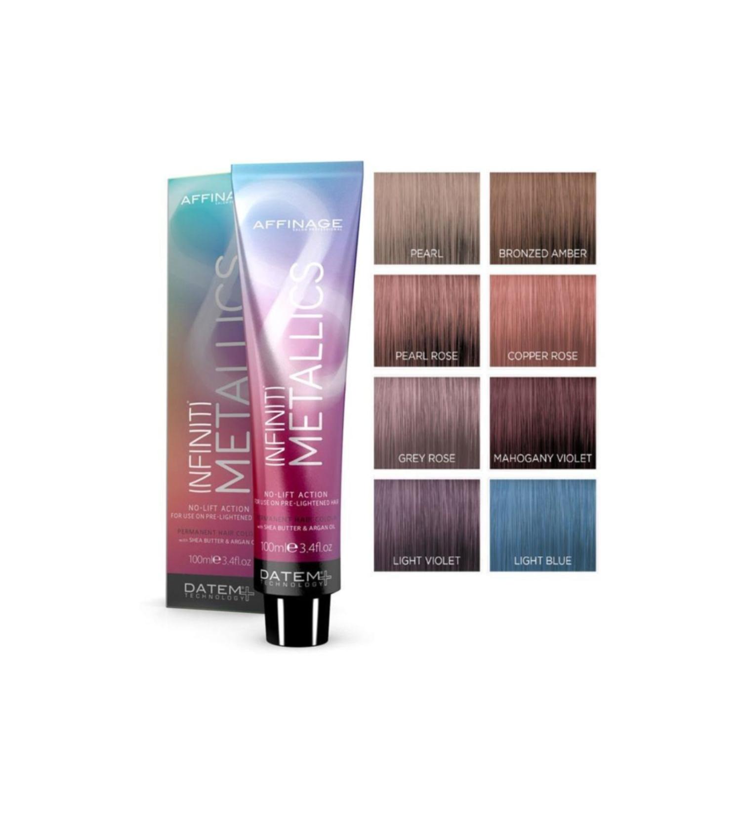 Affinage Infiniti Metallic Pearl Rose Hair Dye 100 ml