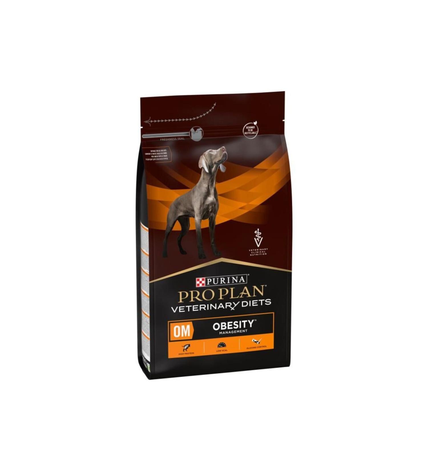 Pro Plan Proplan Veterinary Diets OM Obesity Management Dog Dry Food 3 kg (stt:09/2024)