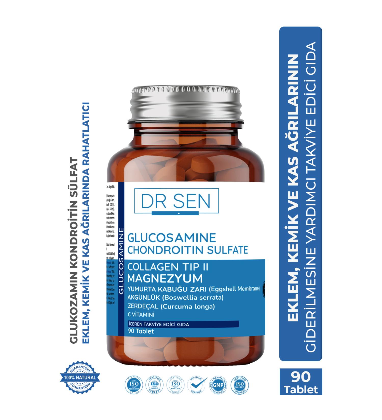 PROFORHAN EN Dr. en Glucosamine Chondroitin Sulfate Collagen Type II 90 Tablets - Buy Online on GoSupps.com